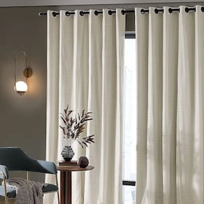 Cortina Sala / Quarto York 260 X 230 - Bella Janela Areia