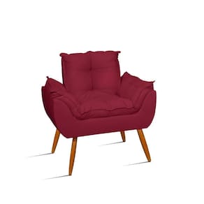 Cadeira Decorativa Para Quarto Balaqui Decor Marsala