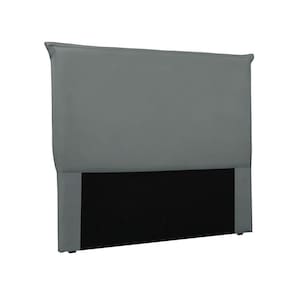 Cabeceira Cama Box Casal 140 Cm Garden Veludo S04 Cor Cinza