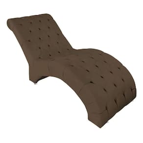 Recamier Divã Espreguiçadeira Para E Sala Cliníca Estética Antonella Suede marrom
