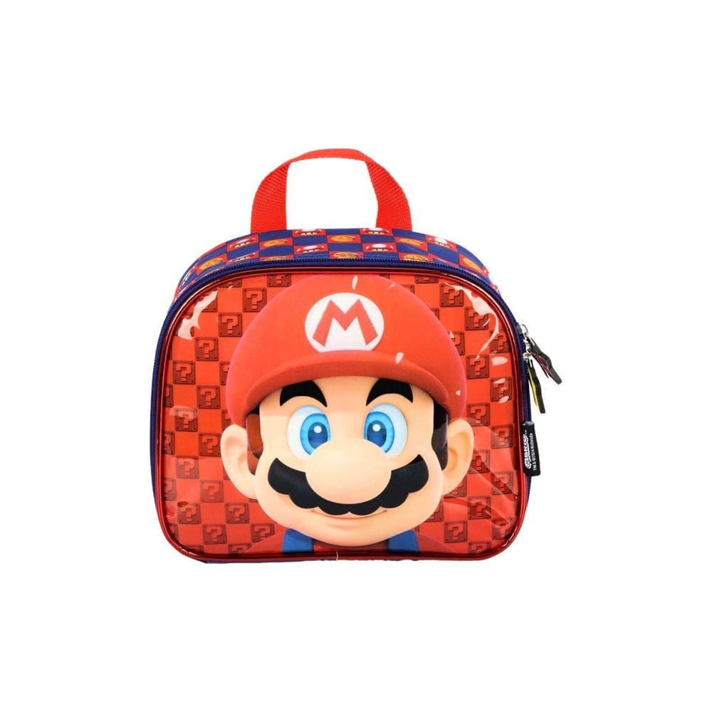Lancheira Escolar Térmica Super Mario Bros La41403 - Azul