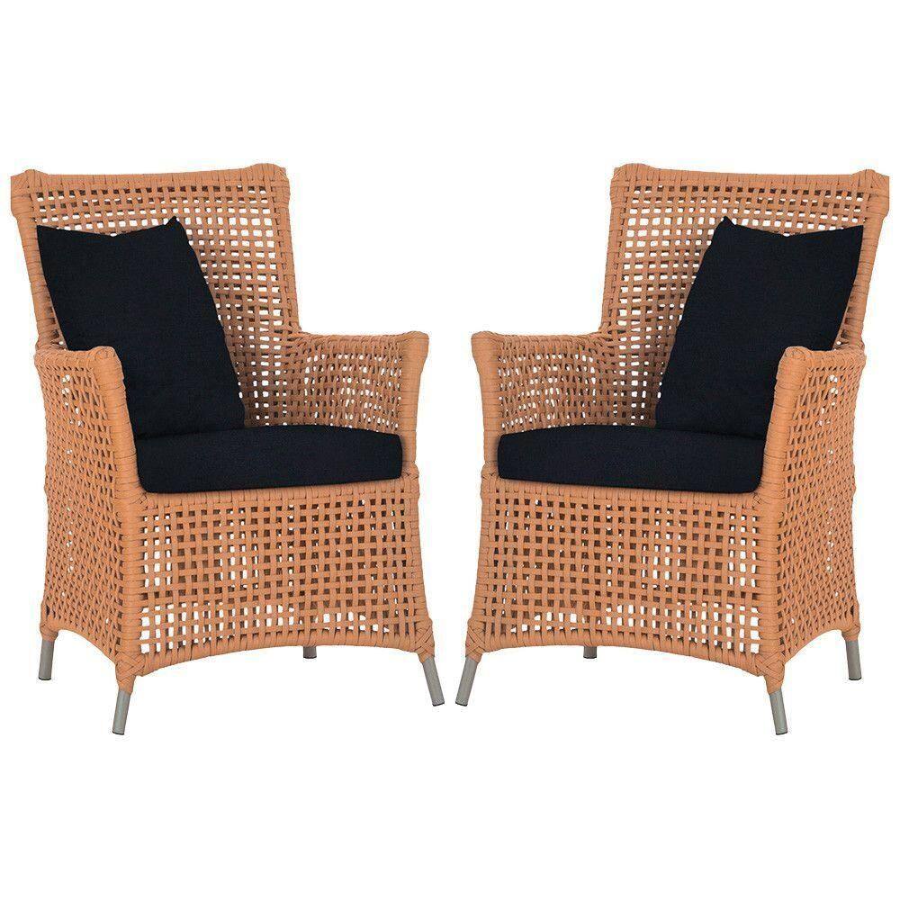 Poltronas Igapó Alumínio Pintura Fendi Corda Náutica E12 Terra Cota