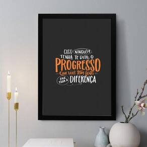 Quadro Decorativo Caso Ninguém Tenha Dito 24X18Cm
