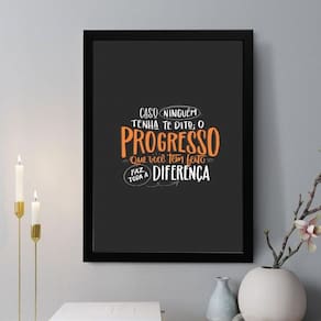 Quadro Decorativo Caso Ninguém Tenha Dito 24X18Cm