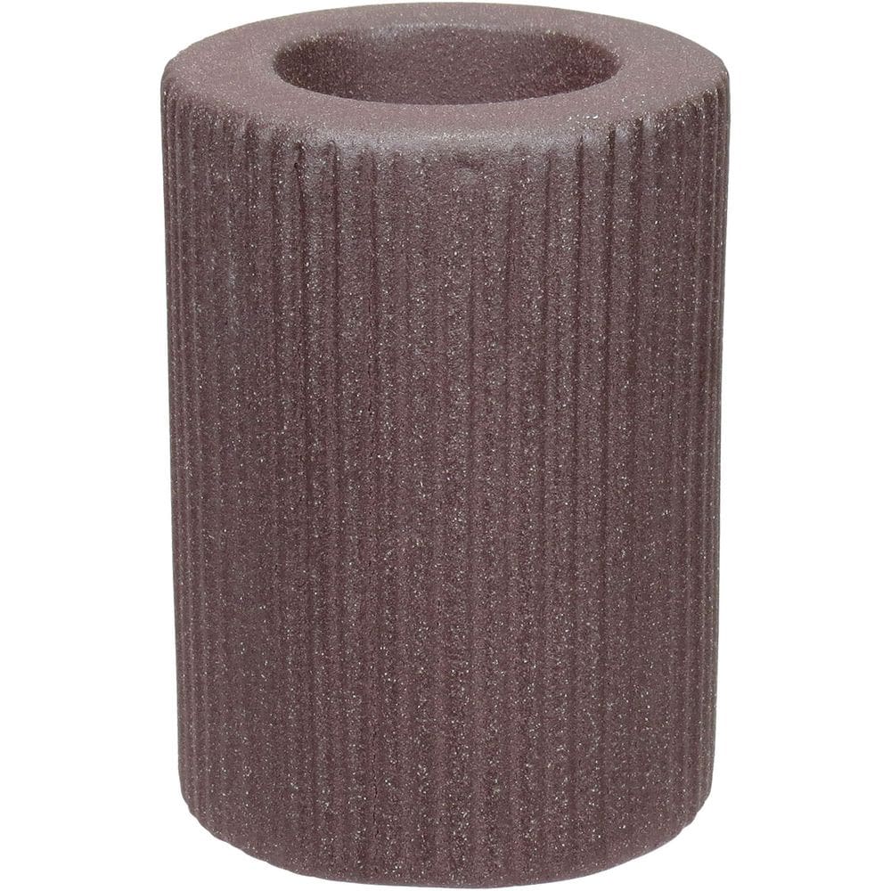 CASTIÇAL DECORATIVO PORTA VELA SUPORTE HOME&CO CERÂMICA 10x7x7cm MARROM