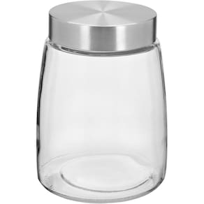 Pote Porta Mantimentos Home&co Vidro Cozinha 1,2l 16x12x12cm
