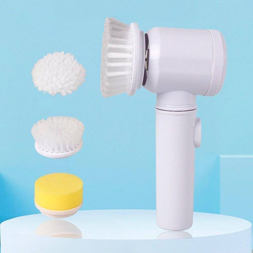 Escova Elétrica Usb Super Azulejo Microfibra 360º Ajustável
