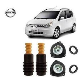 Kit Batente Coxim Amortecedor Dianteiro Nissan Tiida Livina 2009 2010 2011 2012