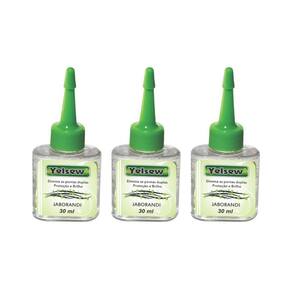 Reparador De Pontas Yelsew 30Ml Jaborandi - Kit Com 3Un