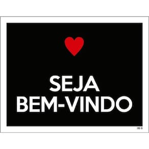 Kit 3 Placas Decorativa - Seja Bem Vindo