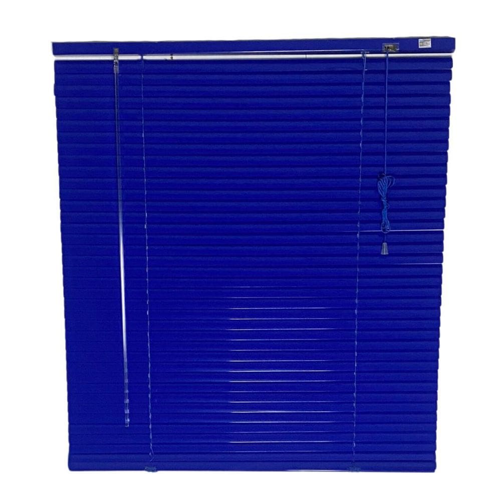 Persiana Horizontal Aluminio 25Mm Azul 140 L X 160 A Cm