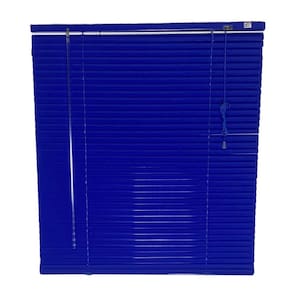 Persiana Horizontal Aluminio 25Mm Azul 140 L X 160 A Cm