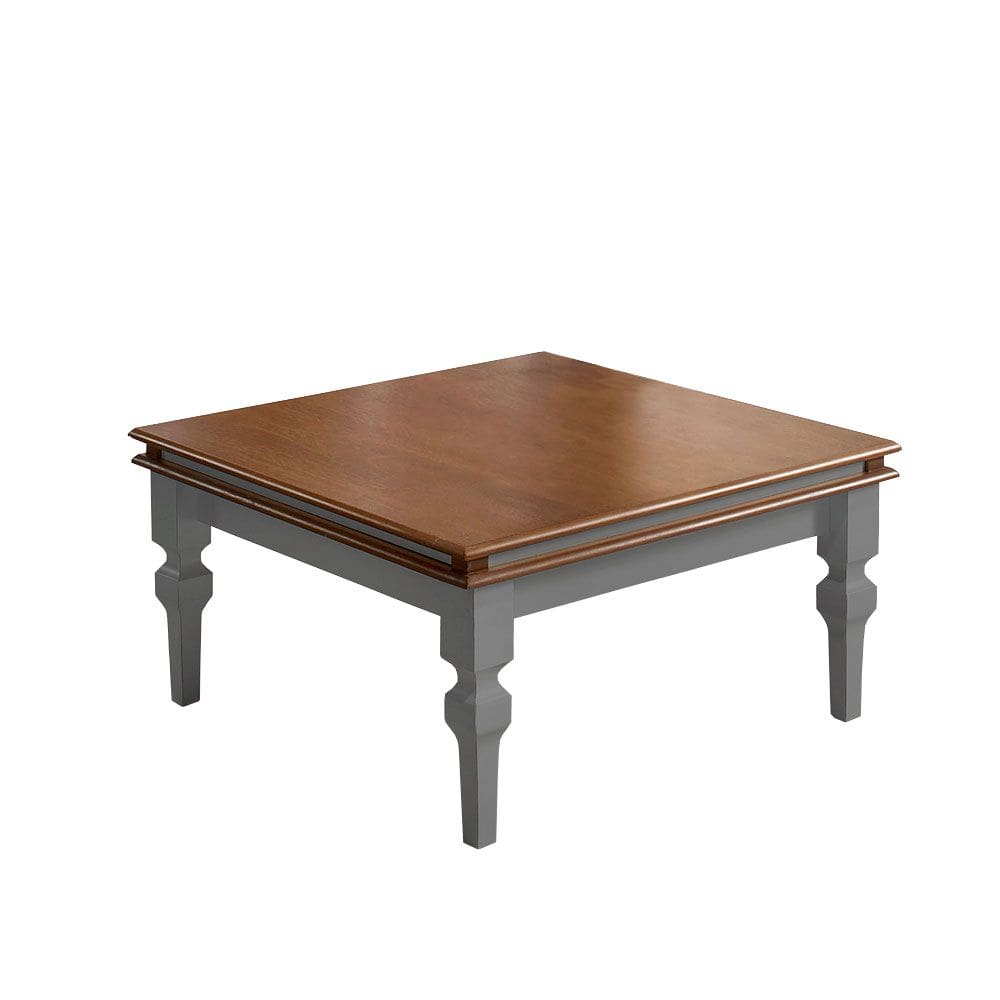 Mesa de Centro Manchester 2039 Linz Móveis - Cinza/Imbuia Glazer