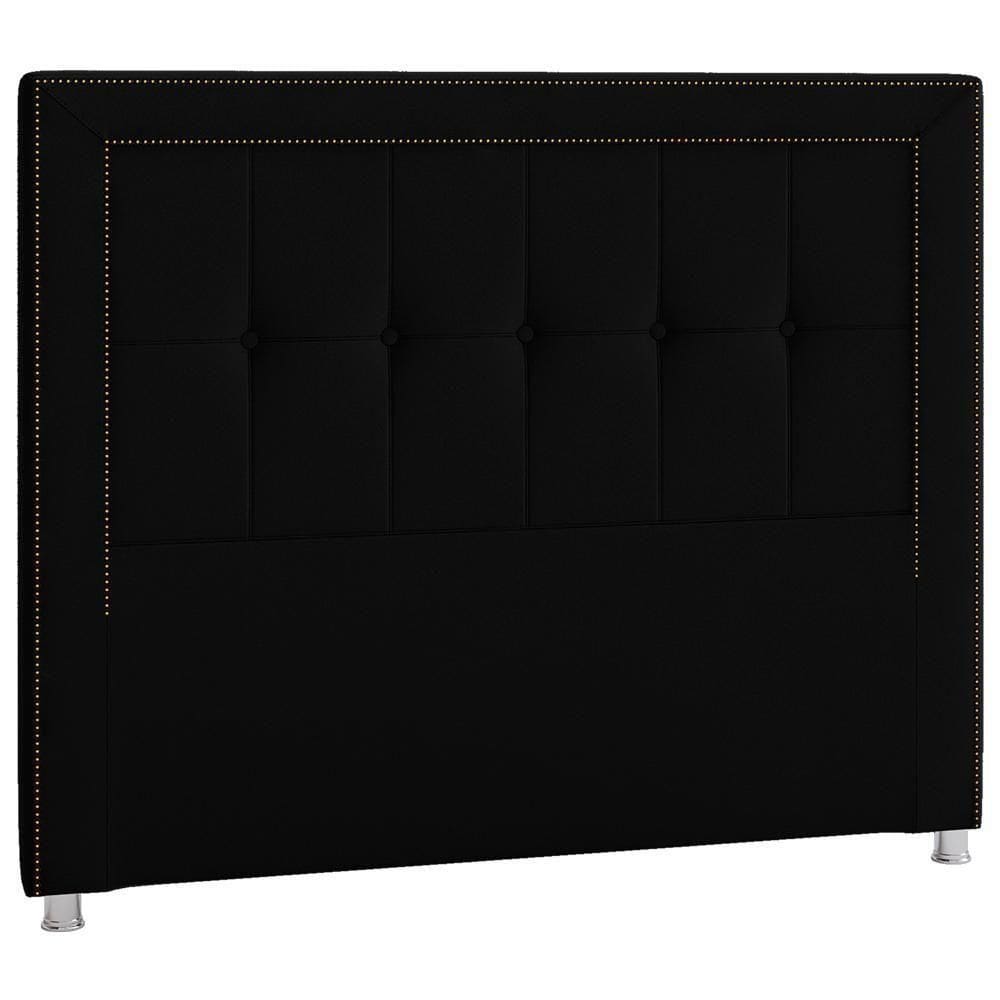Cabeceira Casal 140 Cm Napoll Veludo Sl 944 Peer Sl 944