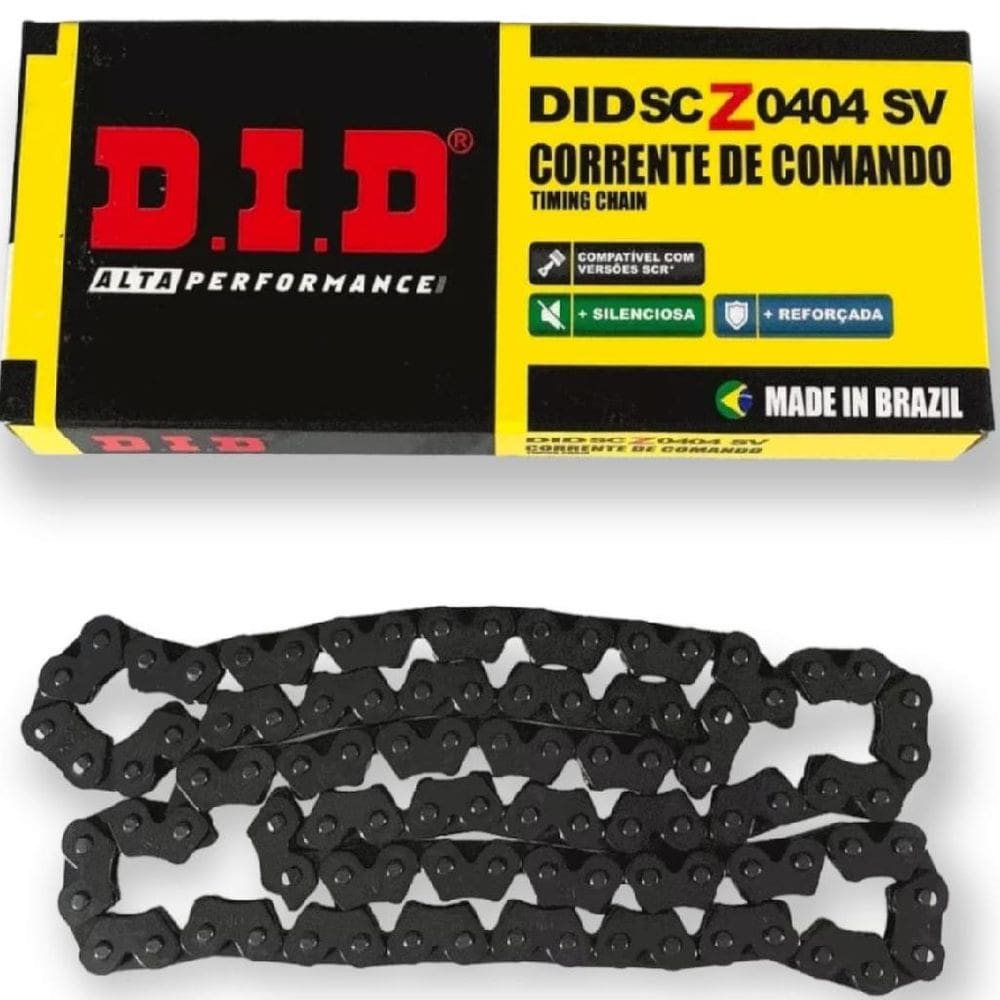 Corrente Comando Barata DID MOTO 404sv - 98le Titan 160 Bros 160 Xre 190