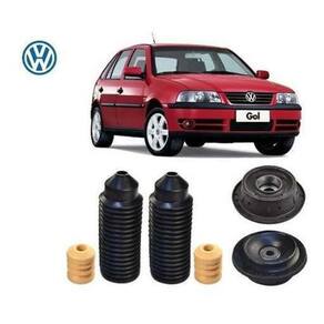Par Kit Coxim Batente Coifa Dianteiro Volks Gol G3 1998 1999 2000 2001