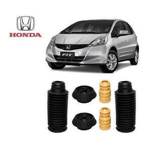 Par Kit Coxim Batente Coifa Dianteiro Honda New Fit 2009 2010 2011