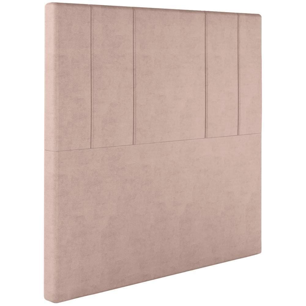 Cabeceira Solteiro 88 Cm Madrid Veludo Rose Soon Rose