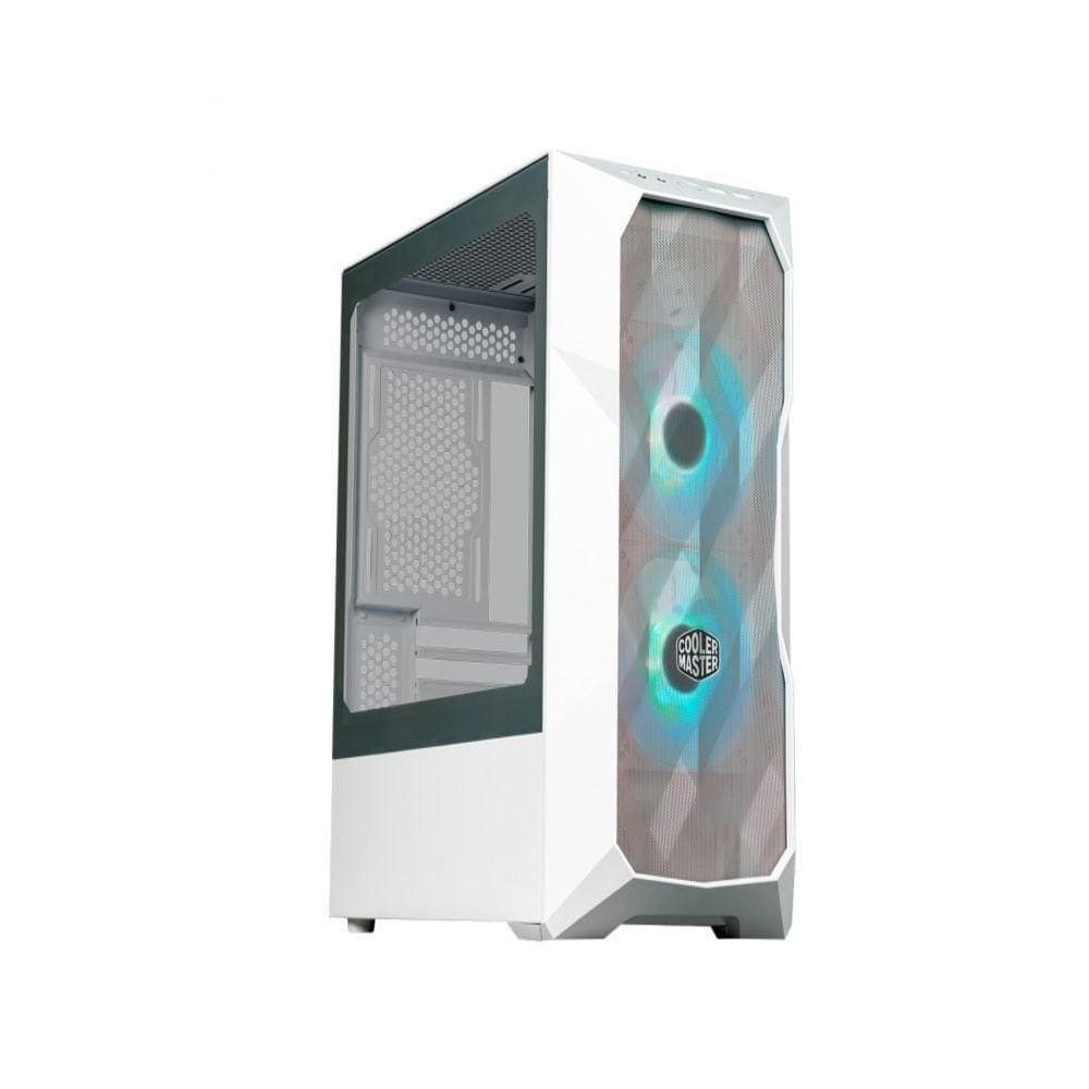 Gabinete Cooler Master Masterbox Td300 Mesh Lateral Em Vidro Temperado Mini-itx/micro-atx Branco - T