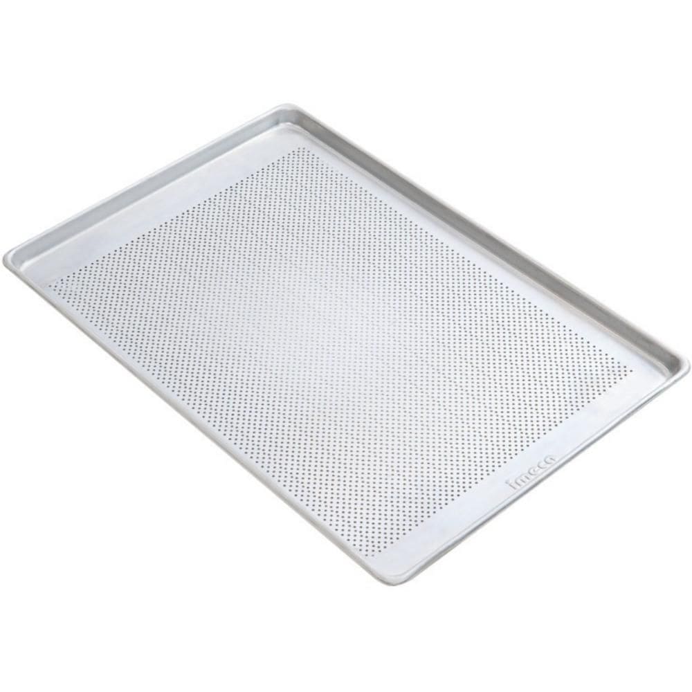Kit 5 Assadeiras de Alumínio Perfurada Estampada 60x40 Para Pão Doce Imeca