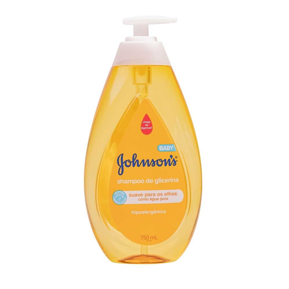 Shampoo para Bebê Johnson`s Baby de Glicerina 750ml