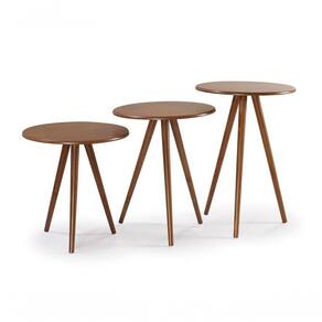 Conjunto De Mesa Tripé -M5Ct Garapa - Verniz