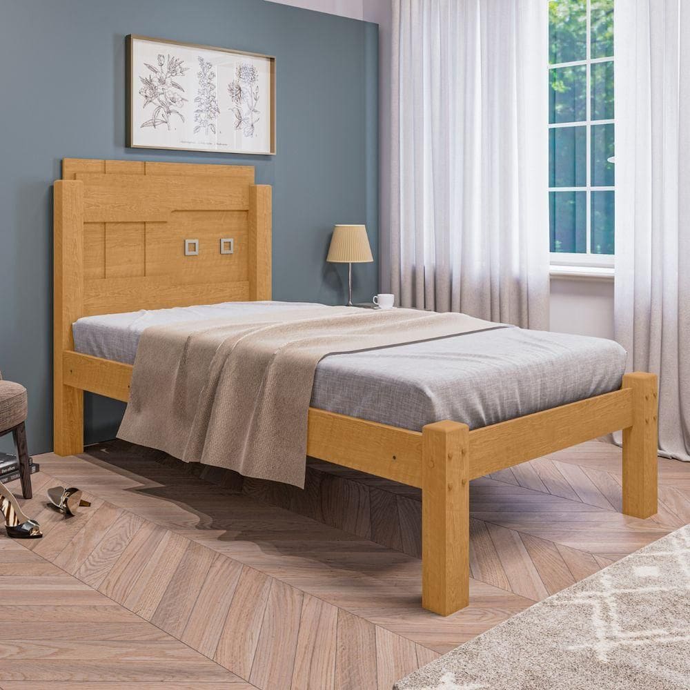 Cama De Casal Cascavel Naturalle Off White