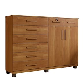 Cômoda New Triunfo 8 Gavetas 2 Portas Benetil Cinamomo