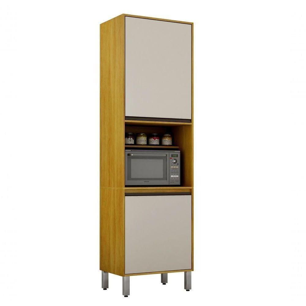 Paneleiro 2 Portas Eduarda Chf Moveis Cinamomo/Off White