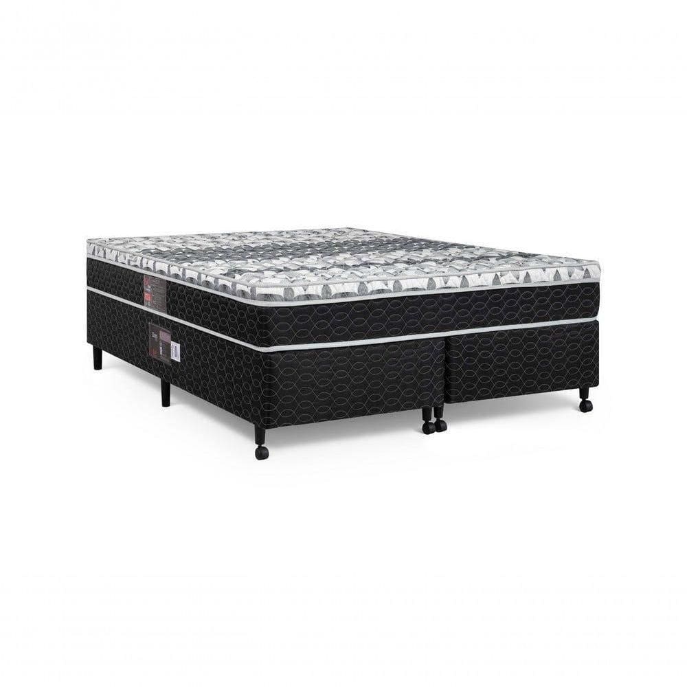 Cama Box + Colchão Castor Queen Class One Face