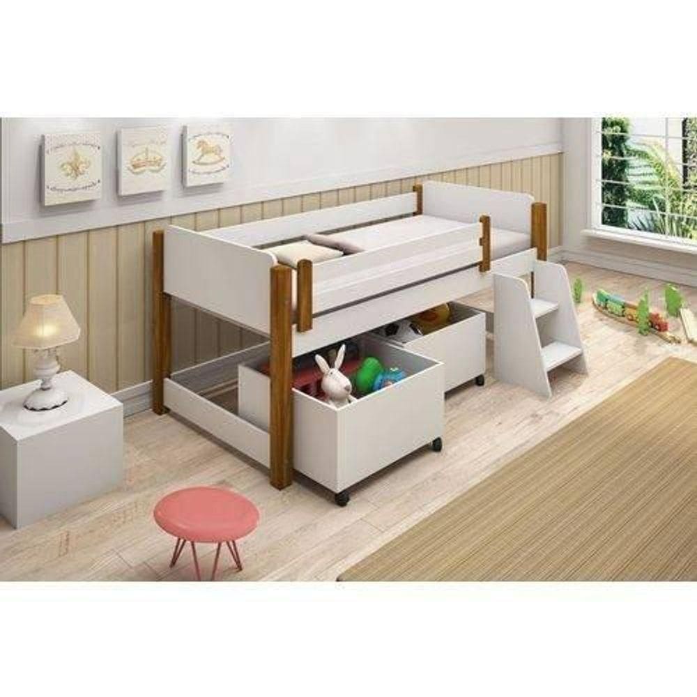 Cama Naty Branca Mel