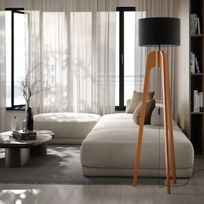 Luminária De Piso Modelo Atenas Iluminação Perfeita Para Leitura