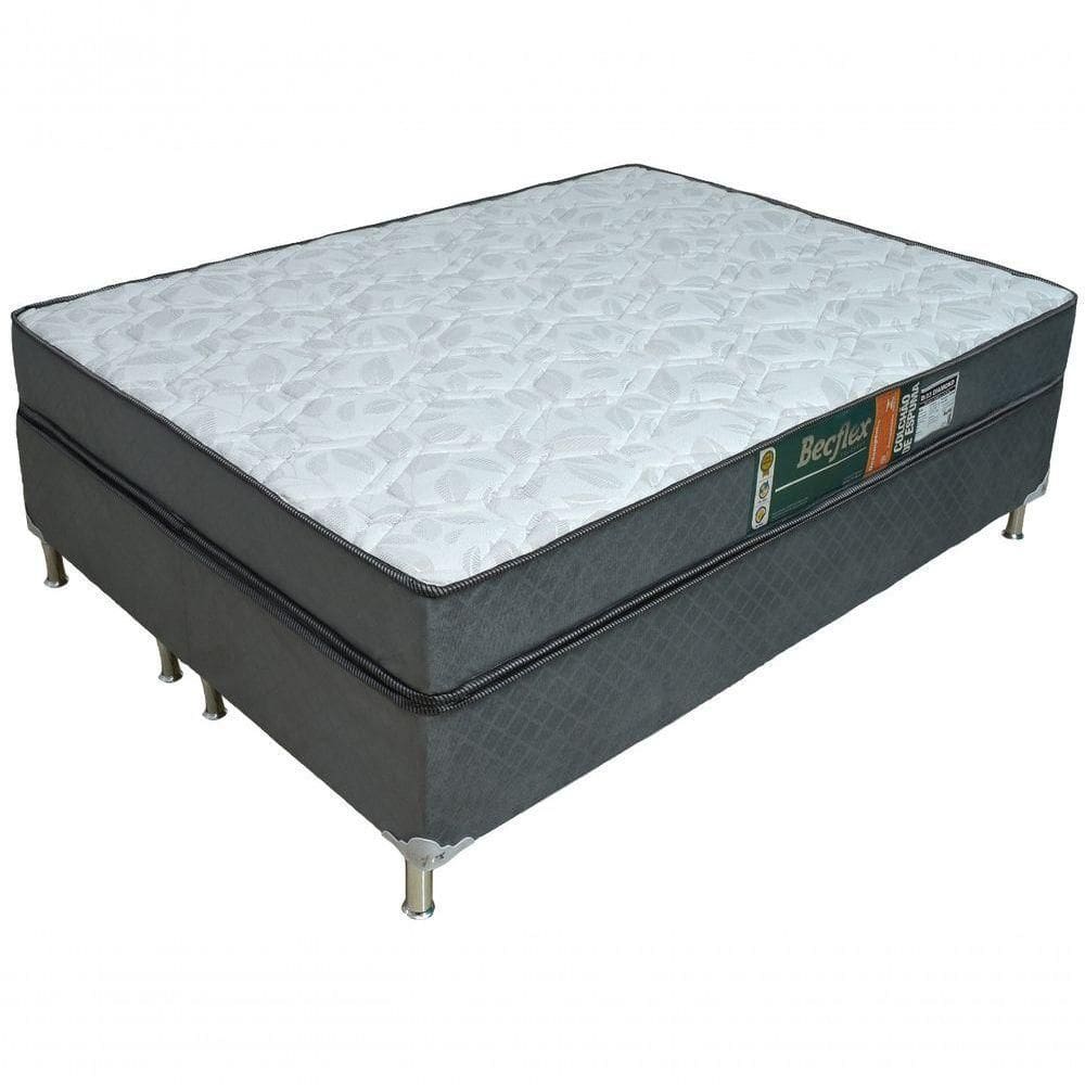 Conjunto Cama Box E Colchão King Bec Diamond