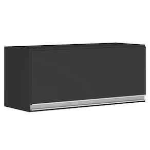 Kit Com 02 Armários Aéreo 80cm 100% Mdf Preto