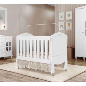 Berço 3x1  Branco Mdf