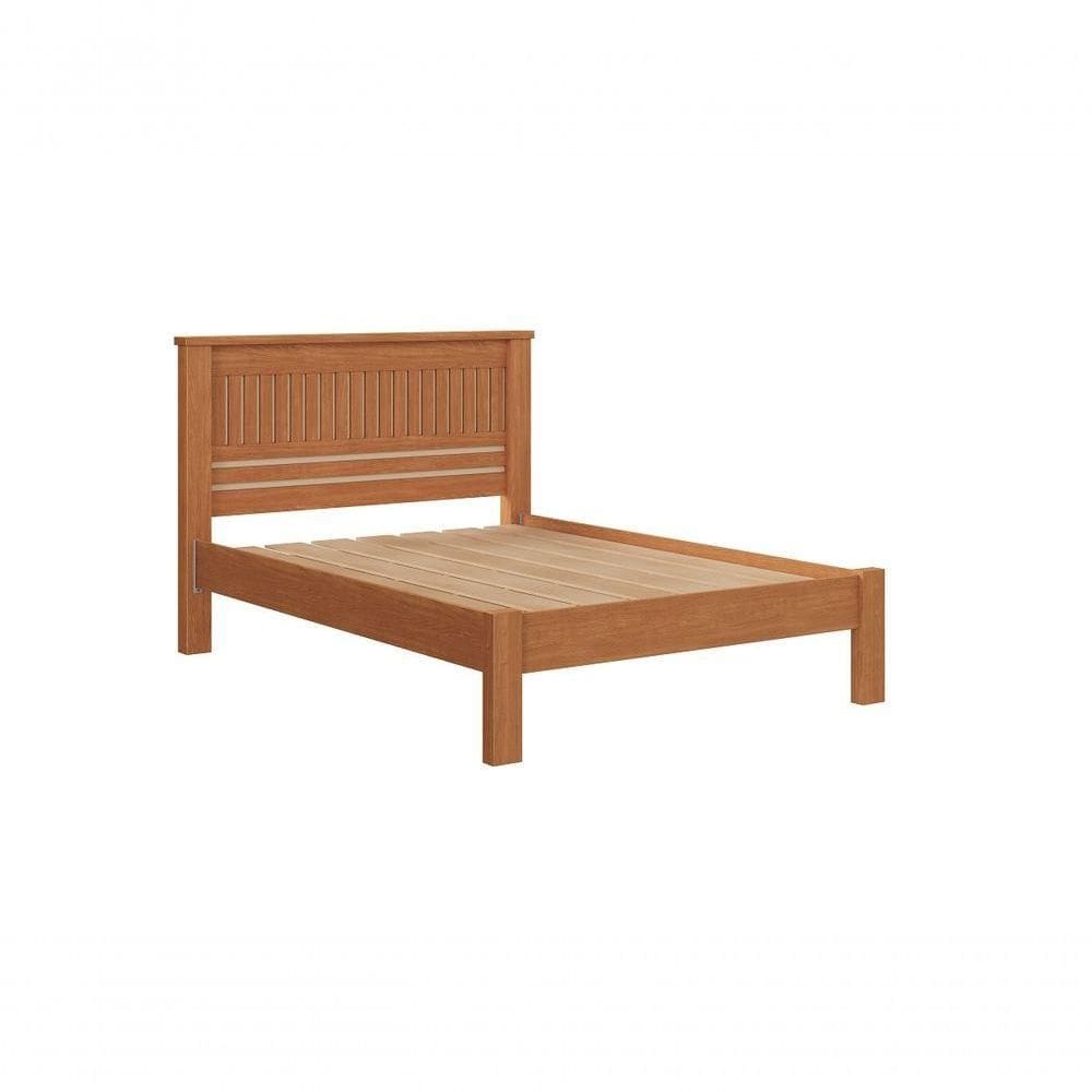 Cama De Casal Robusta Mônaco Estrado Resistente Camas Fenix Cor:nature-off White