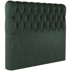 Cabeceira Casal 138 Cm Vegas Veludo Verde Soon Verde