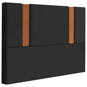 Cabeceira Queen 158 Cm Veron Veludo Preto Soon Preto