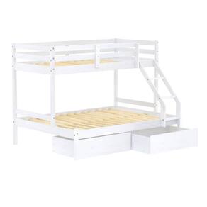 Beliche Casal/solteiro Eco Com 02 Gavetas Madeira Maciça Branco Mobilistore