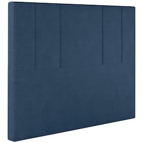 Cabeceira Casal 138 Cm Madrid Veludo Azul Soon Azul