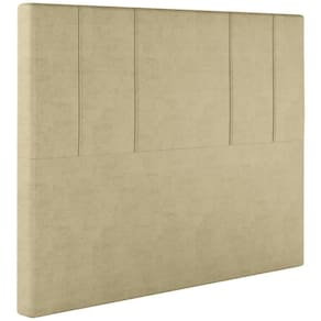 Cabeceira Casal 138 Cm Madrid Veludo Bege Soon Bege