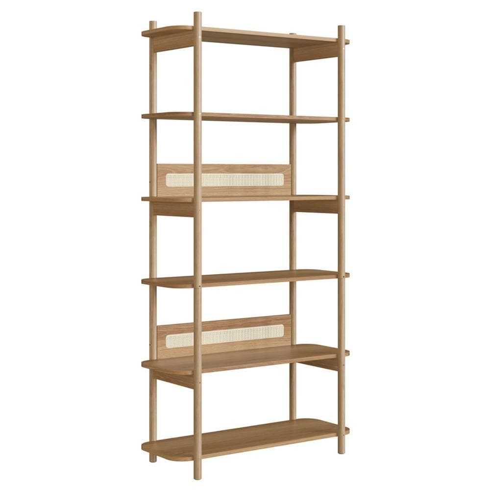 Estante 180 Cm 6 Prateleiras Pes Madeira Oslo 27965 Hanover Artesano Hanover
