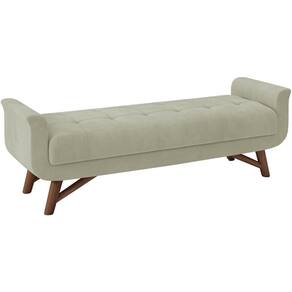 Puff Recamier 160 Cm Pes Madeira Leville Veludo Sl 940 Peer