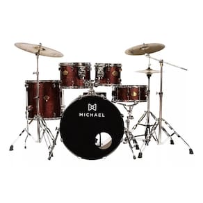 Bateria Acústica MICHAEL Legacy Sparkle Winer SWR Bumbo 22