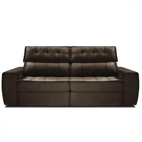 Sofa Gralha Azul America 3 Lugares Marrom