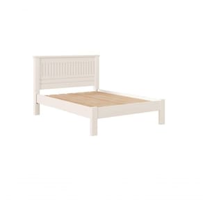 Cama Casal Mônaco Robusta Pés Reforçados Camas Fenix Cor:branco
