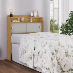 Cabeceira De Solteiro Marta Naturalle Off White
