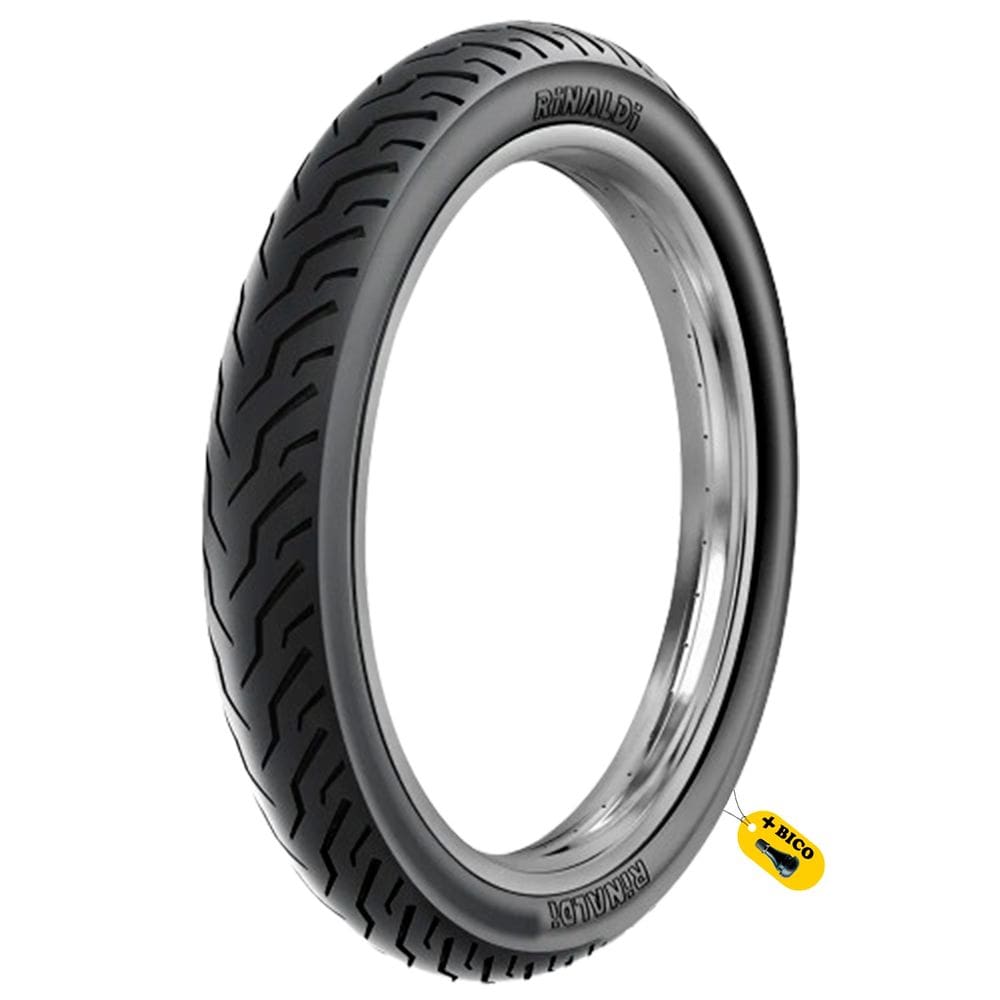 Pneu Moto Dianteiro Rinaldi 100/80-14 Ss48 48p Uso Sem câmara