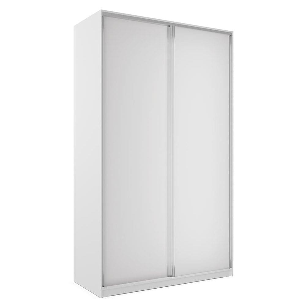 Guarda-Roupa Solteiro Zermatt 100% MDF 2 PT 3 GV Branco