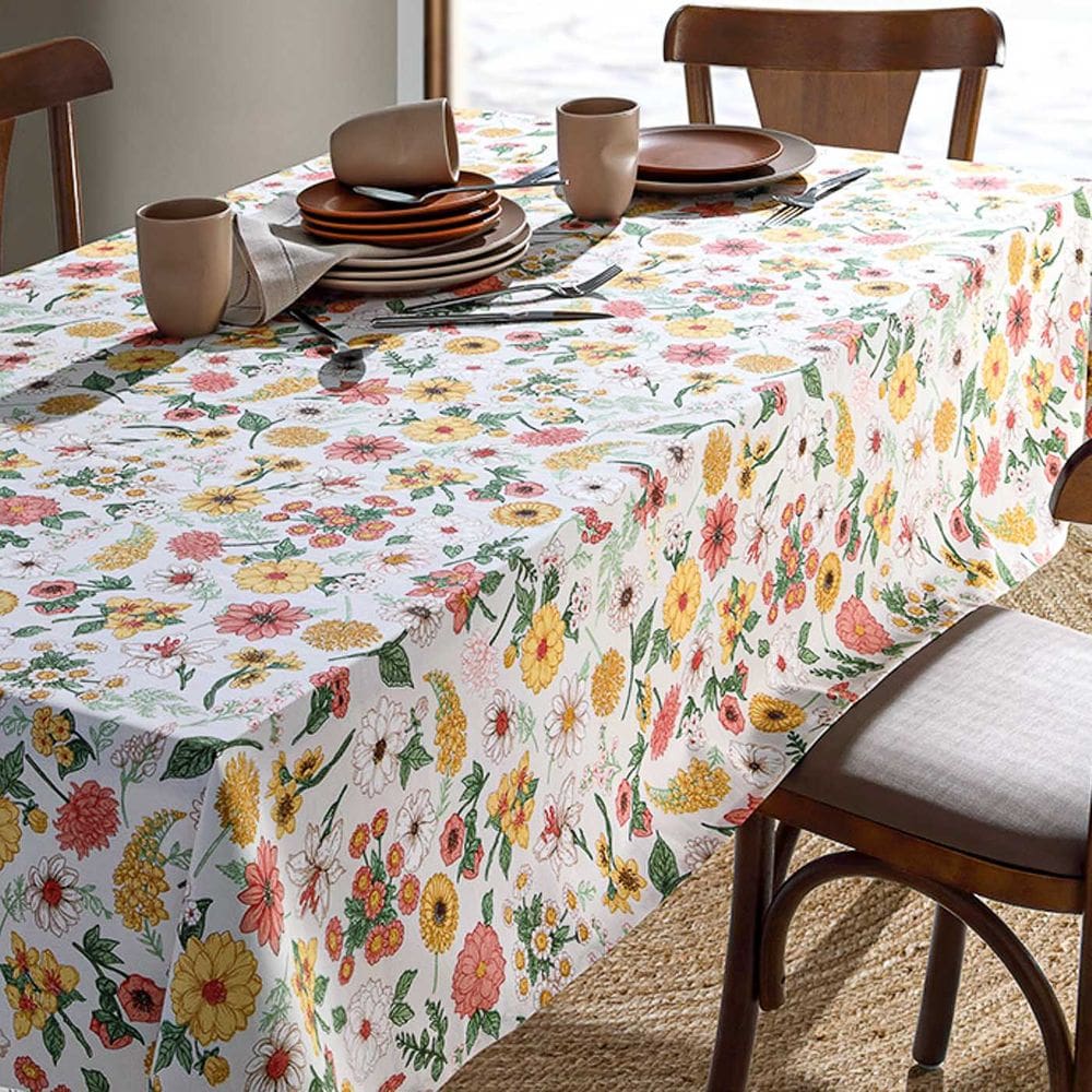 Toalha Mesa Retangular 6 Lugares 140x210 Dohler Clean Elane